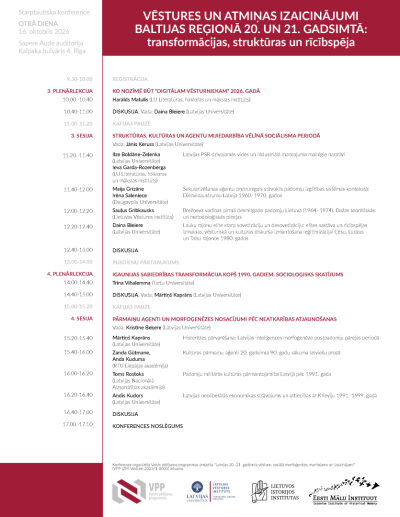 VPP konferences programma