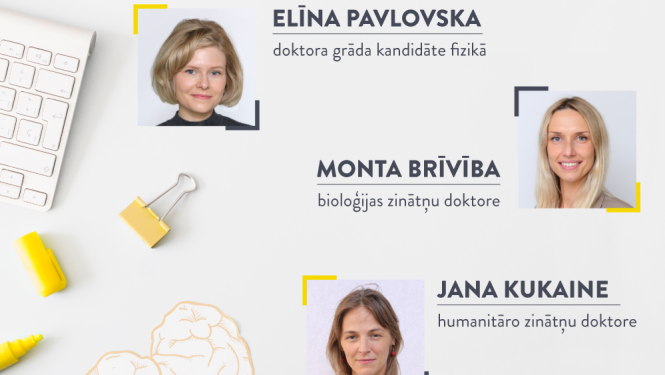LV portāla vizualizācija ar Baltijas stipendijas sievietēm zinātnē laureātēm
