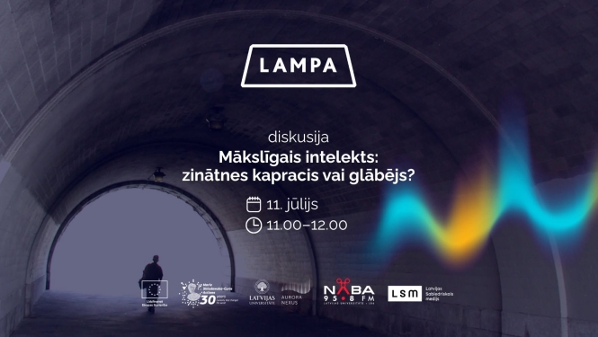 SArunu festivāls LAMPA diskusija "Mākslīgais intelekts: zinātnes kapracis vai glābējs"