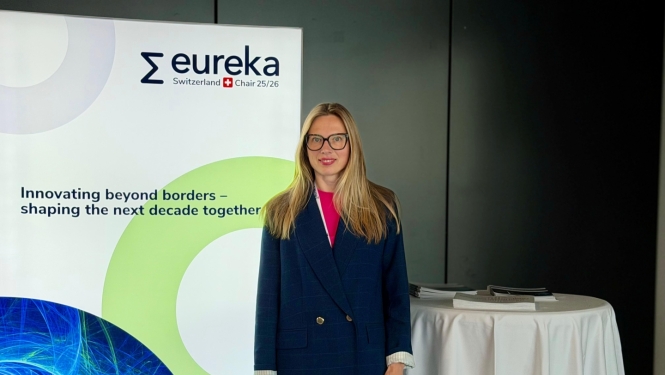 Dr. Linda Vecbiškena Eureka Šveices prezidentūras noslēguma sanāksmē