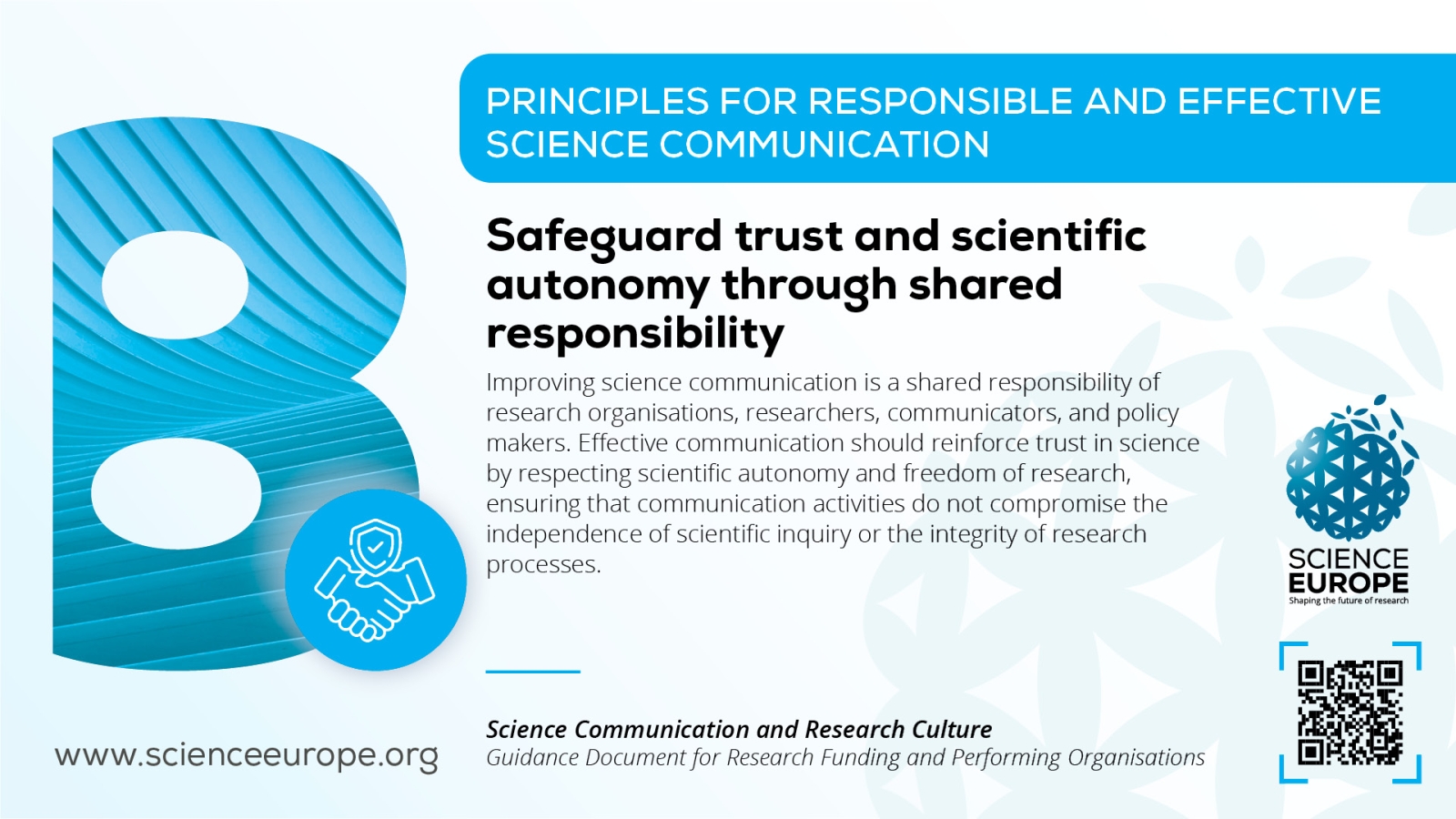 Science Europe Supporting Materials