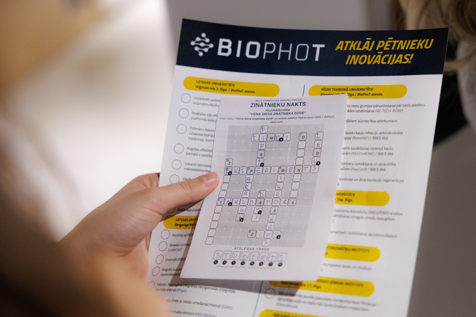 BioPhoT | Zinātnieku nakts 2026