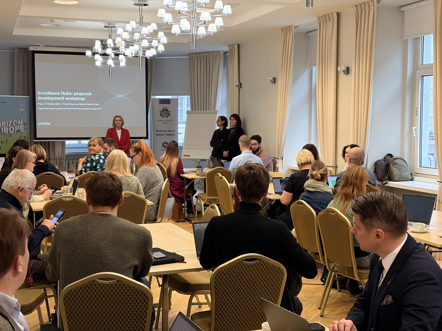"Excellence Hubs" projektu pieteikumu rakstīšanas darbnīca