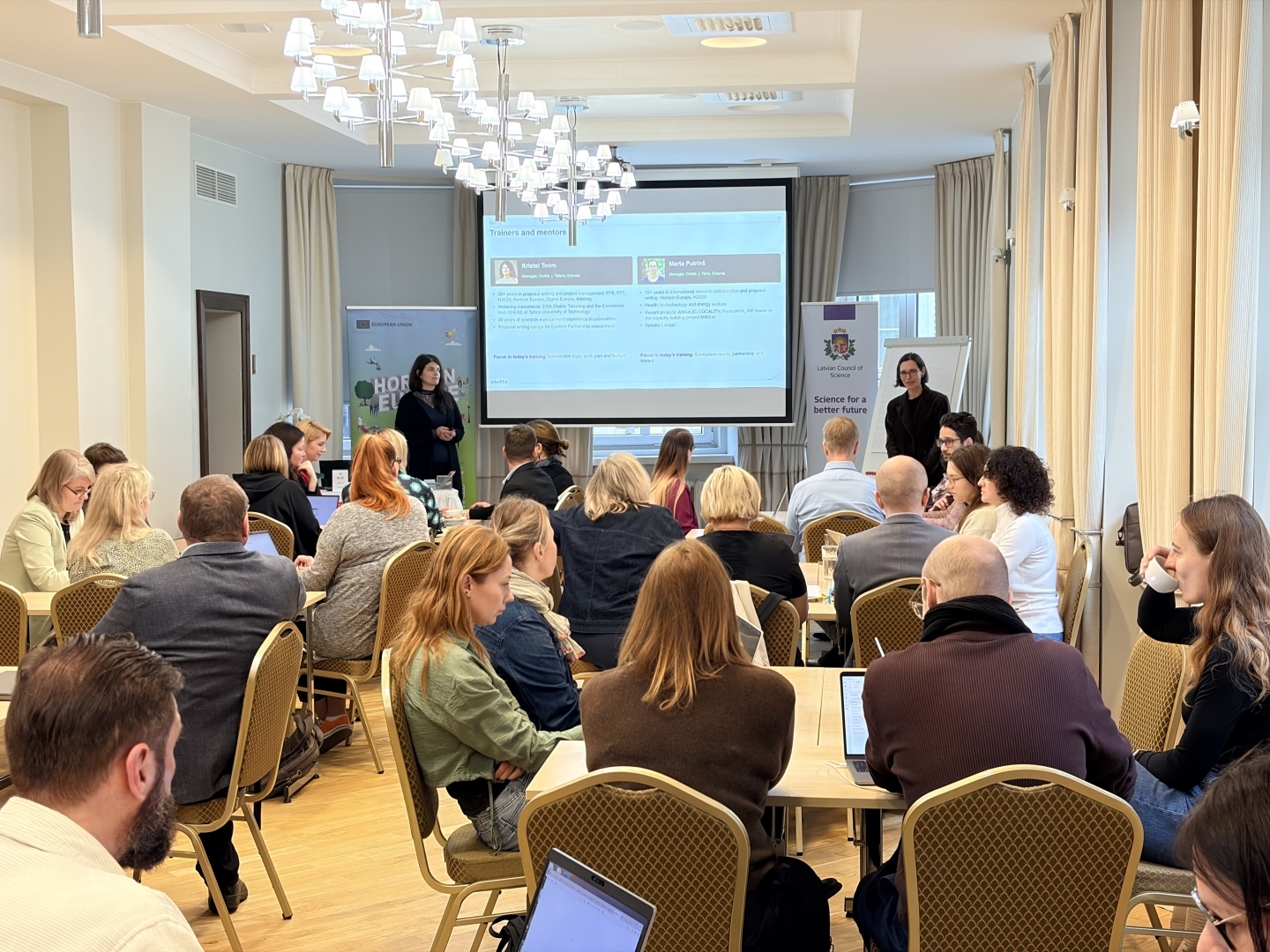 "Excellence Hubs" projektu pieteikumu rakstīšanas darbnīca