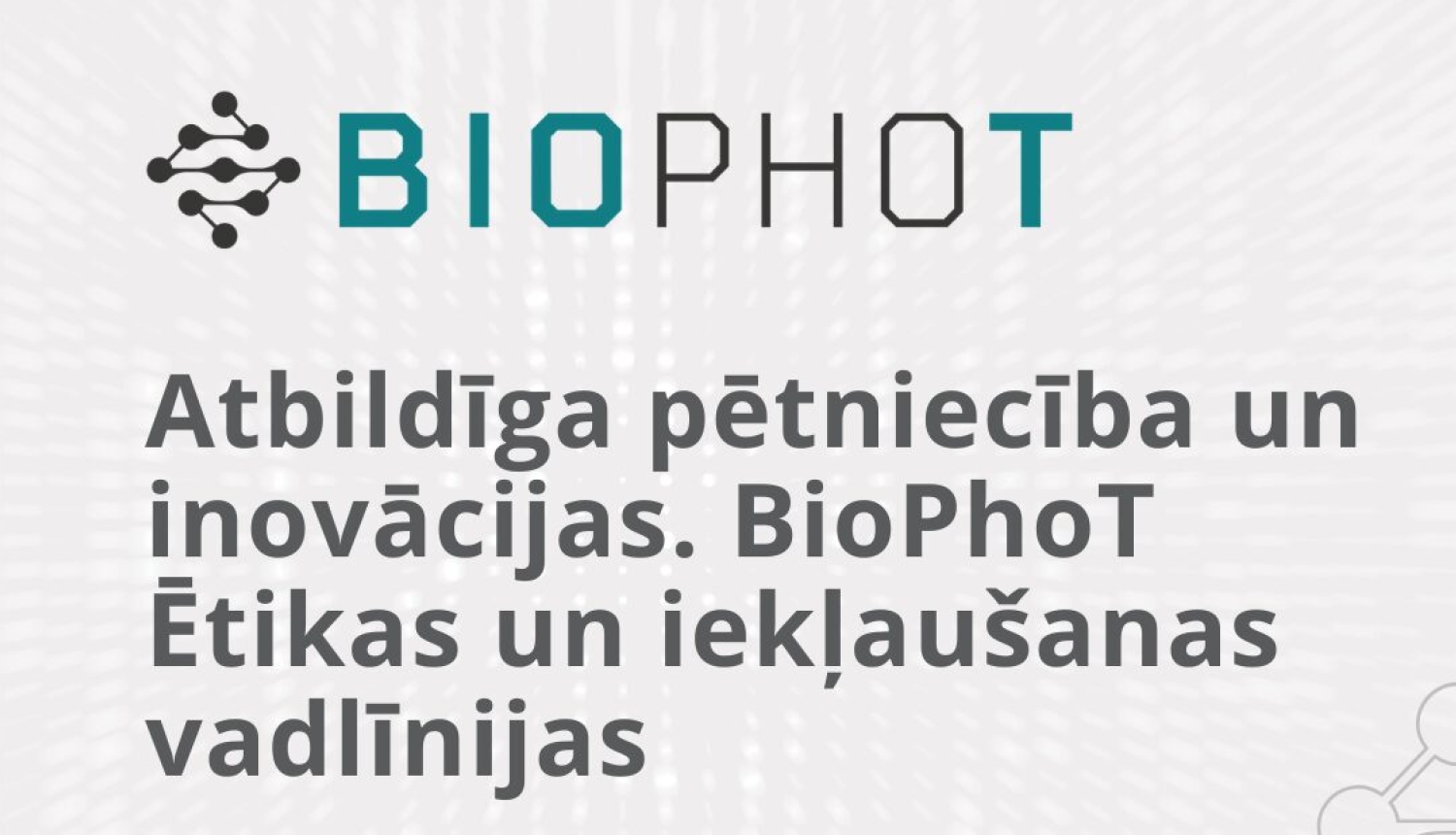 BioPhot seminārs