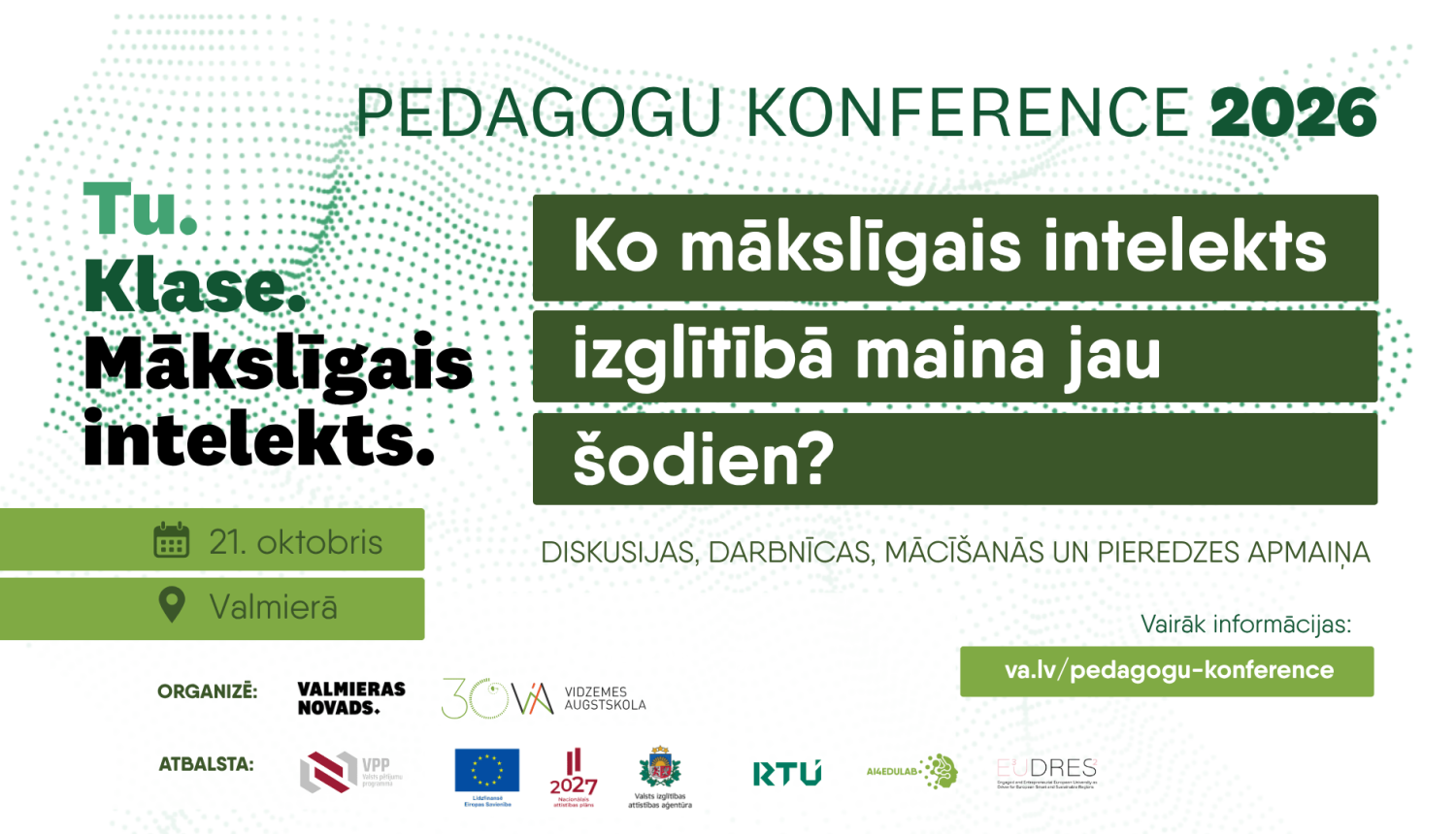 Pedagogu konferences baneris