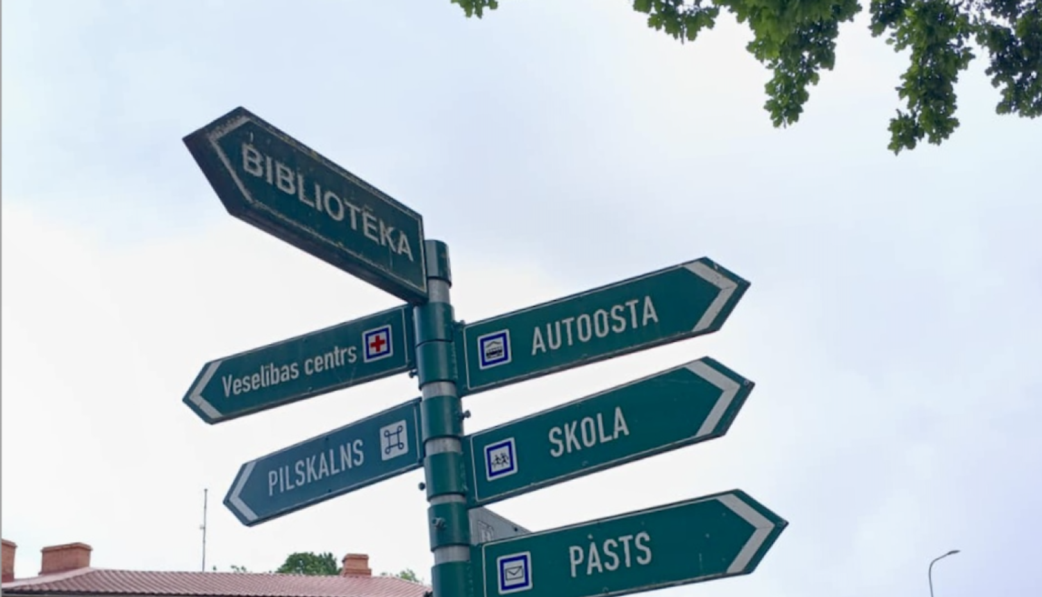 Virzienrādītājs Skrundā