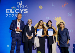 EUCYS2025 Rīgā apbalvošanas ceremonija