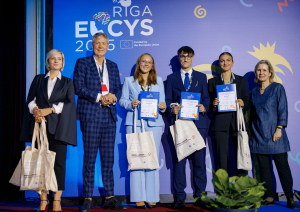 EUCYS2025 Rīgā apbalvošanas ceremonija