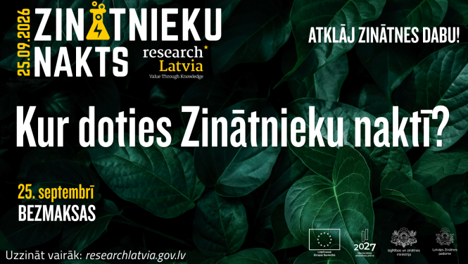Zinātnieku nakts aktivitātes 2026
