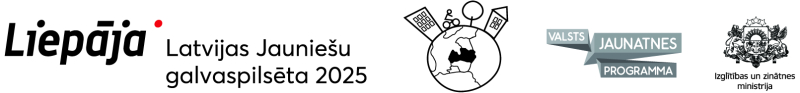 Liepaja Jauniešu galavaspilsēta logo