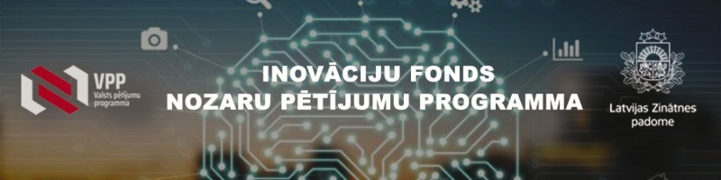 Inovāciju fonda – nozaru pētījumu programmas logo