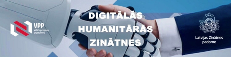 Digitālās humanitārās zinātnes logo