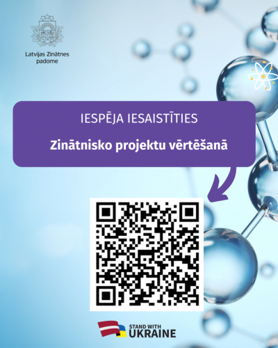 Atbalsts Ukrainai. Zinātnisko projektu vērtēšanā