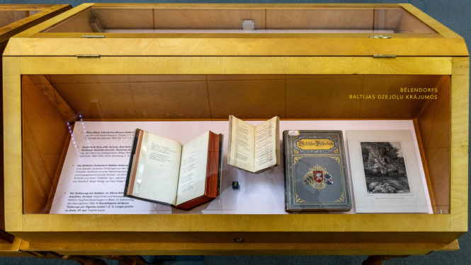 Bēlendorfs Baltijas dzejoļu krājumos. Latvijas Nacionālā bibliotēka