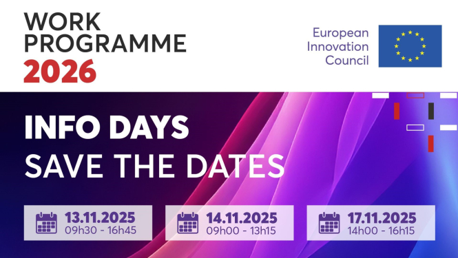 Informācijas dienas par Eiropas Inovācijas padomes 2026. gada darba programmu