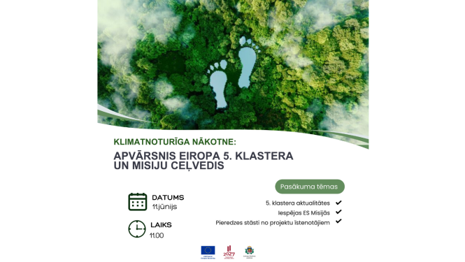 "Apvārsnis Eiropa" 5. klastera informācijas diena