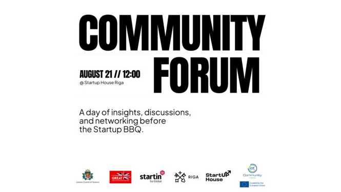 Startup community forum
