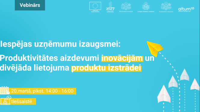 Seminārs par aizdevumiem inovācijām un divejāda lietojuma projektu izstrādei