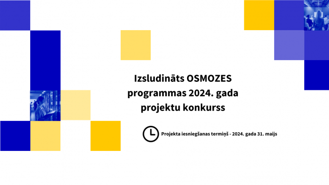 Izludināts Osmozes programmu konkurss 2024. gadam