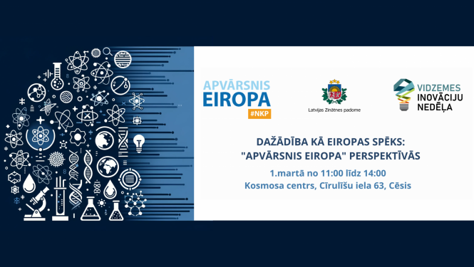 Latvijas Zinātnes padomes Apvārsnis Eiropa Nacionālā kontaktpunkts 1. martā laipni aicina uz semināru “Dažādība kā Eiropas spēks: Apvārsnis Eiropa perspektīvās