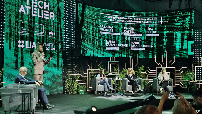 LZP paneļdiskusijas dalībnieki DEEP TECH 2025 ietvaros