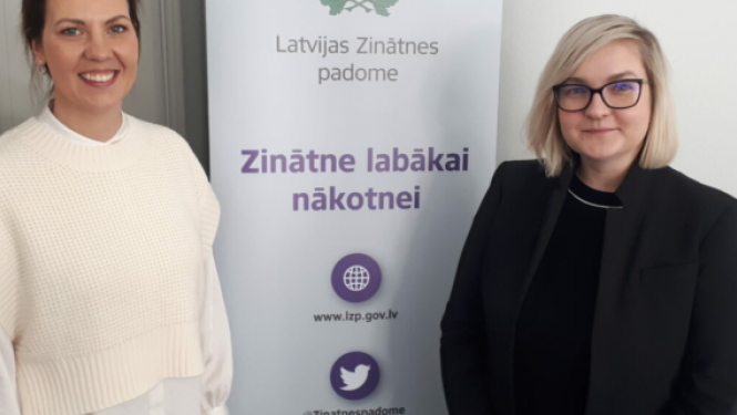 Izglītības un zinātnes ministre tikās ar Latvijas Zinātnes padomes direktori Laumu Muižnieci