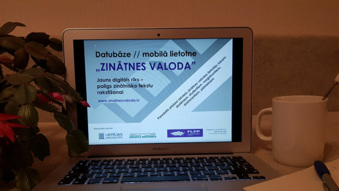 Lietotājiem pieejama digitālā datubāze „Zinātnes valoda”