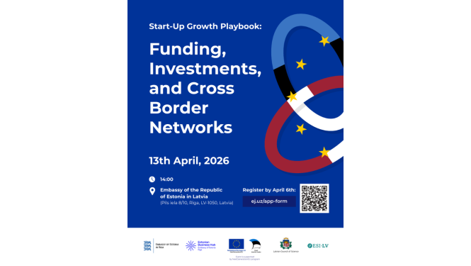 Jaunuzņēmumu izaugsmes ceļvedis: finansējums, investīcijas un pārrobežu sadarbības tīkli