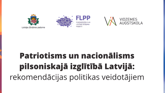Patriotisms un nacionālisms pilsoniskajā izglītībā Latvijā
