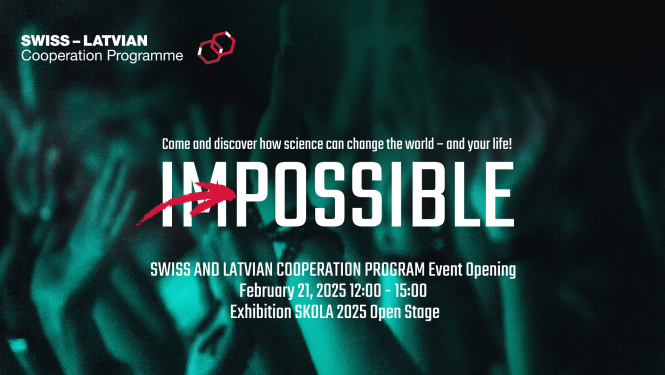 Swiss-Latvian "Applied Research" Programme at the Exibition "School 2025"