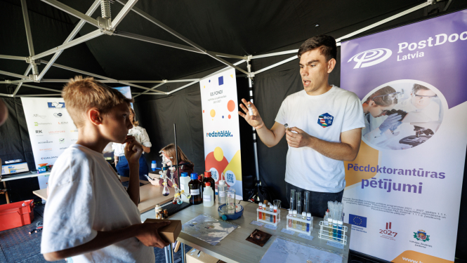 PostDoc pētnieki jauniešu festivālā