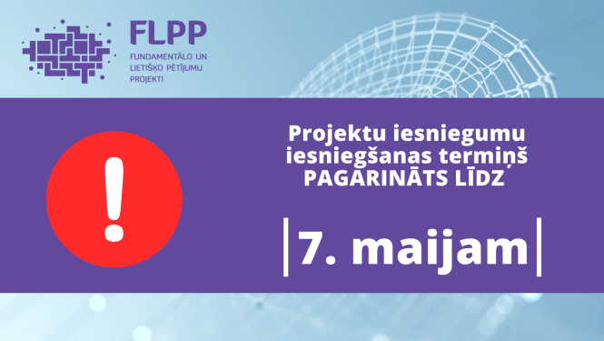 FLPP projektu iesniegumu termiņš