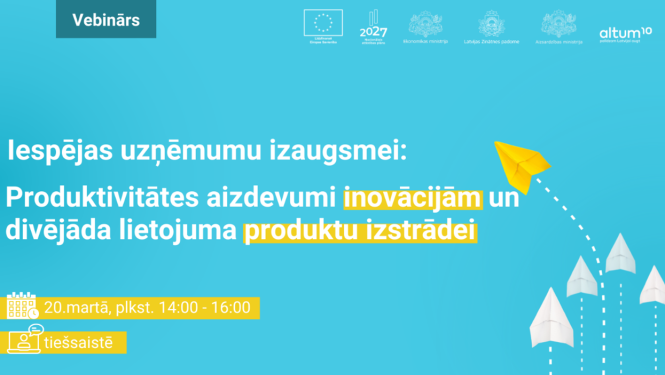 Seminārs par aizdevumiem inovācijām un divejāda lietojuma projektu izstrādei