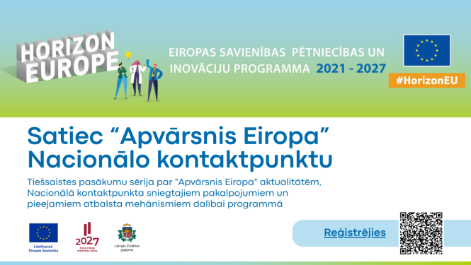 Pasākumu sērija - Satiec "Apvārsnis Eiropa" Nacionālo kontaktpunktu