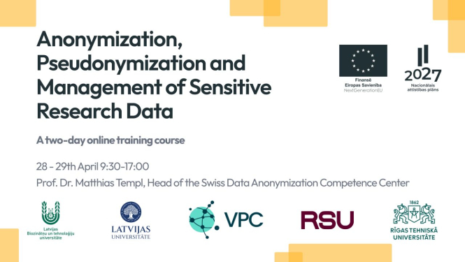 Datu anonimizācijas seminārs