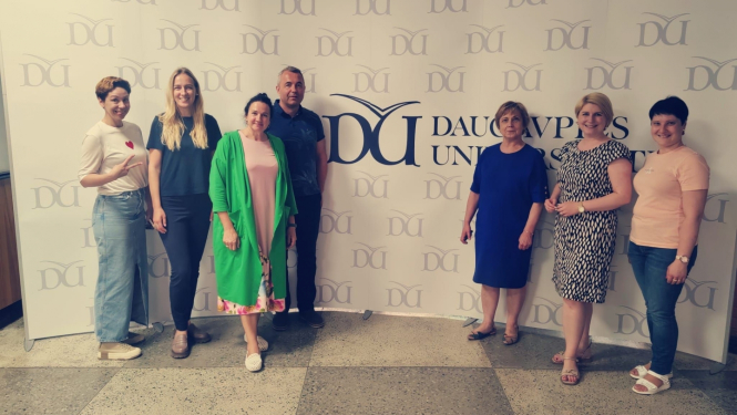 Latvijas Zinātnes padomes Apvārsnis Eiropa Nacionālā kontaktpunkta eksperti kopā ar Apvārsnis Eiropa dalībniekiem Daugavpilī