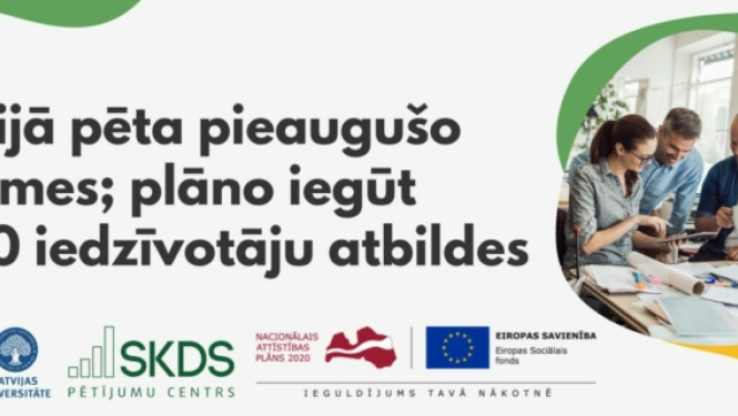 Latvijā pēta pieaugušo prasmes; respondenti saņem uzaicinājuma vēstuli