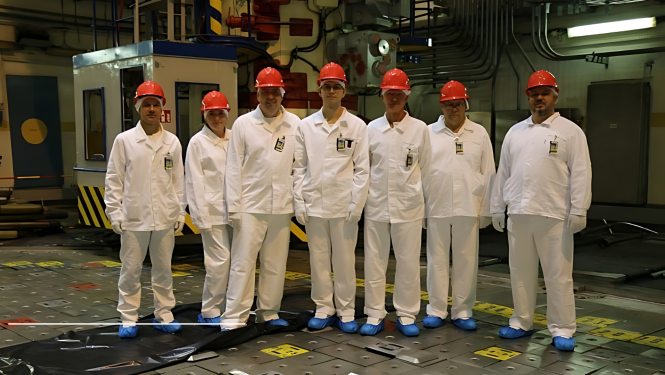 EEZ grantu atbalsta programmas projekta ICONDE dalībnieki  Ignalīnas kodolstacijā