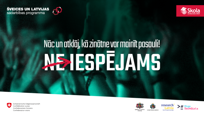 Šveices-Latvijas sadarbības programmas atklāšanas pasākuma plakāts