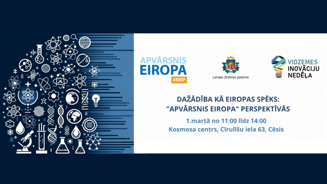 Latvijas Zinātnes padomes Apvārsnis Eiropa Nacionālā kontaktpunkts 1. martā laipni aicina uz semināru “Dažādība kā Eiropas spēks: Apvārsnis Eiropa perspektīvās