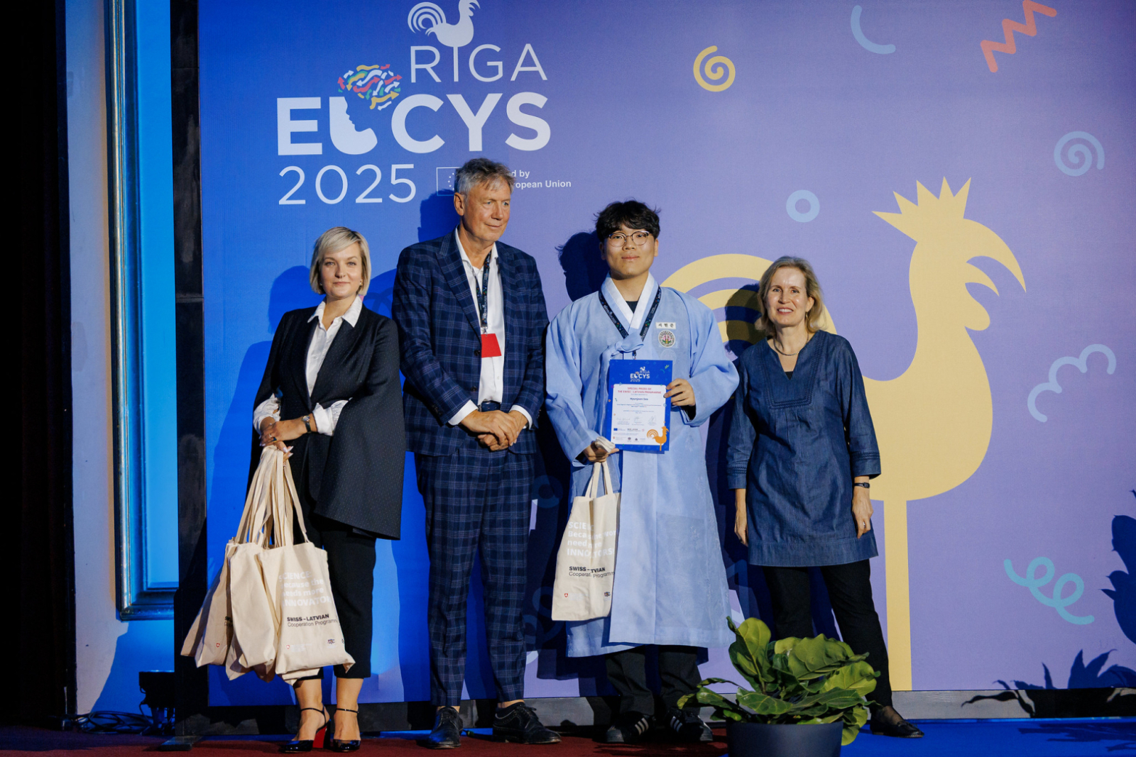 EUCYS2025 Rīgā apbalvošanas ceremonija