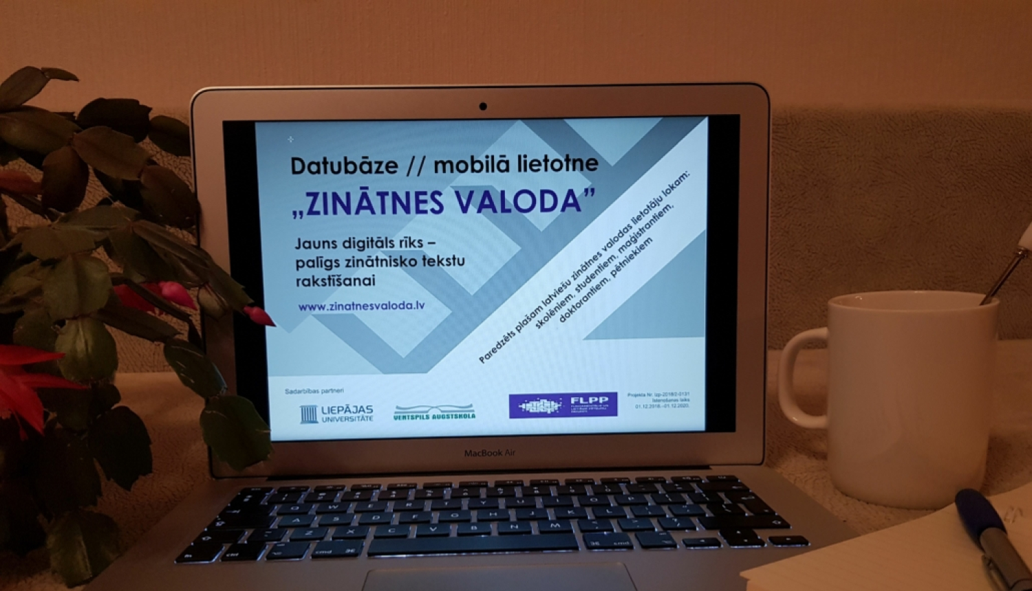 Lietotājiem pieejama digitālā datubāze „Zinātnes valoda”