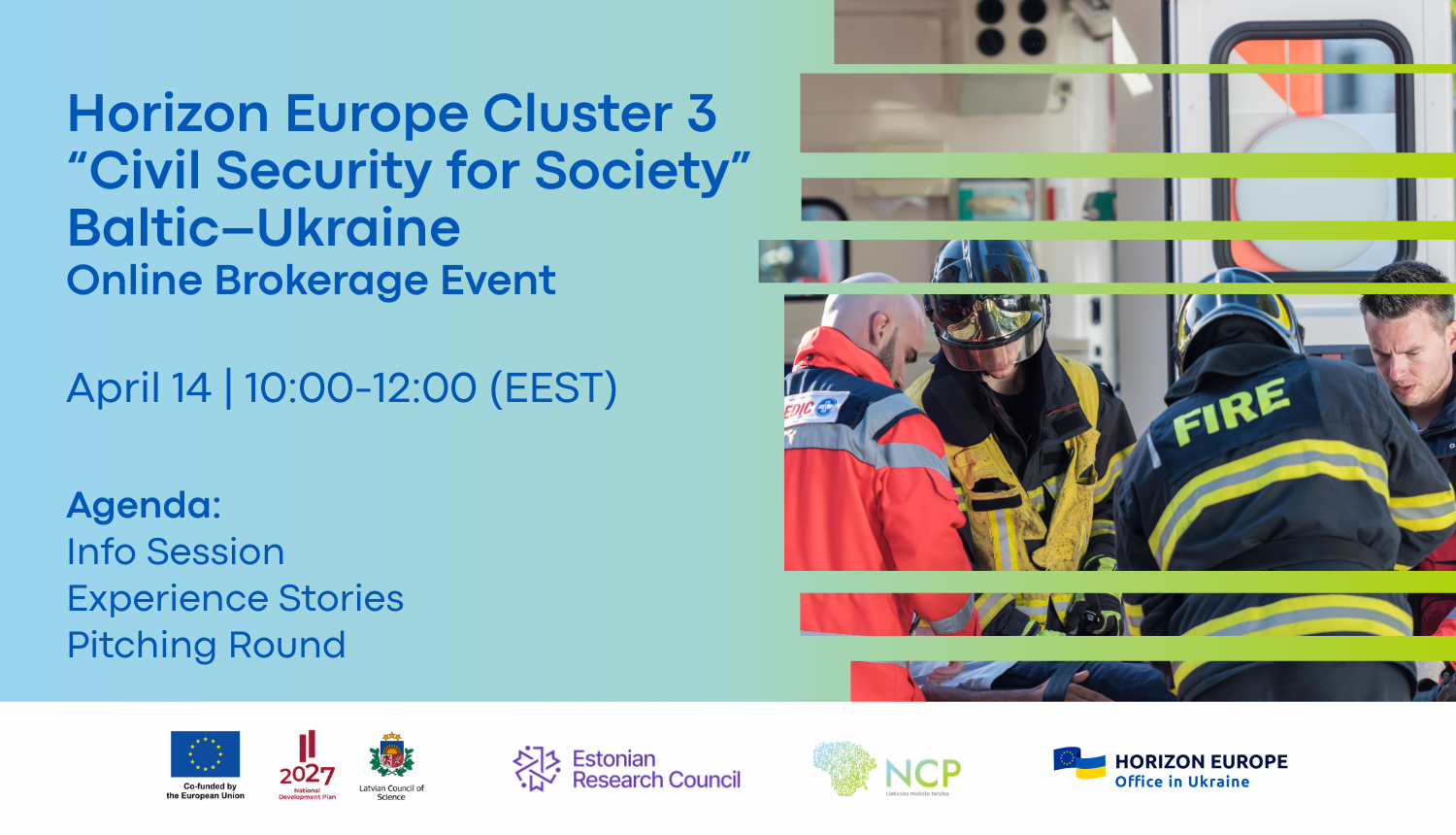 Baltijas-Ukrainas kontekbirža "Apvārsnis Eiropa" 3. klasteris