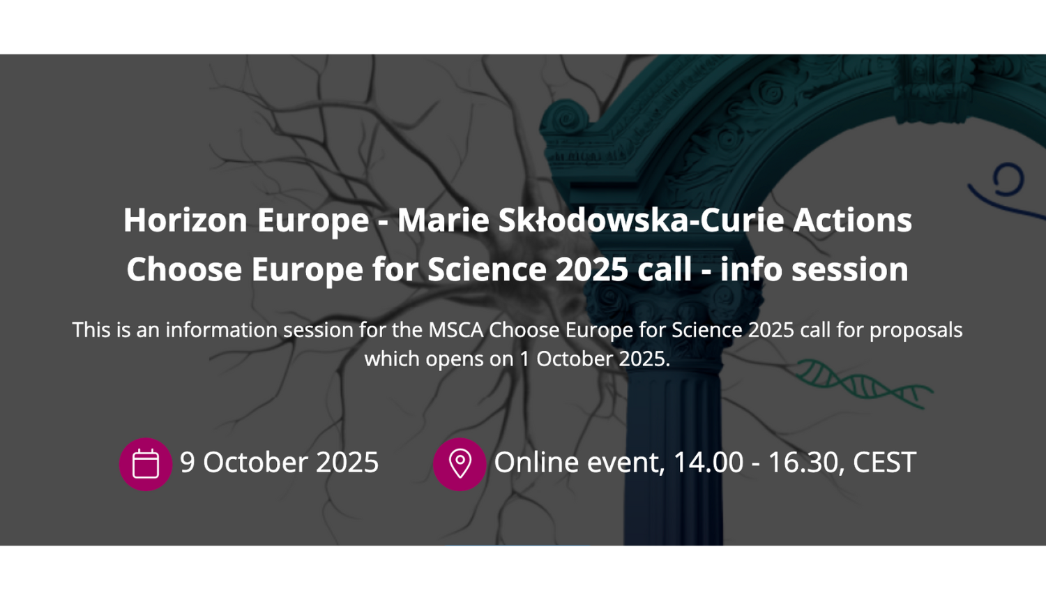 MSCA Choose Europe for Science informācijas diena