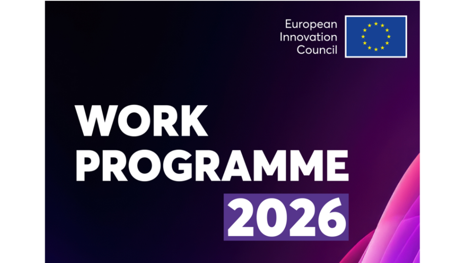 Eiropas Inovācijas padomes 2026. gada darba programma