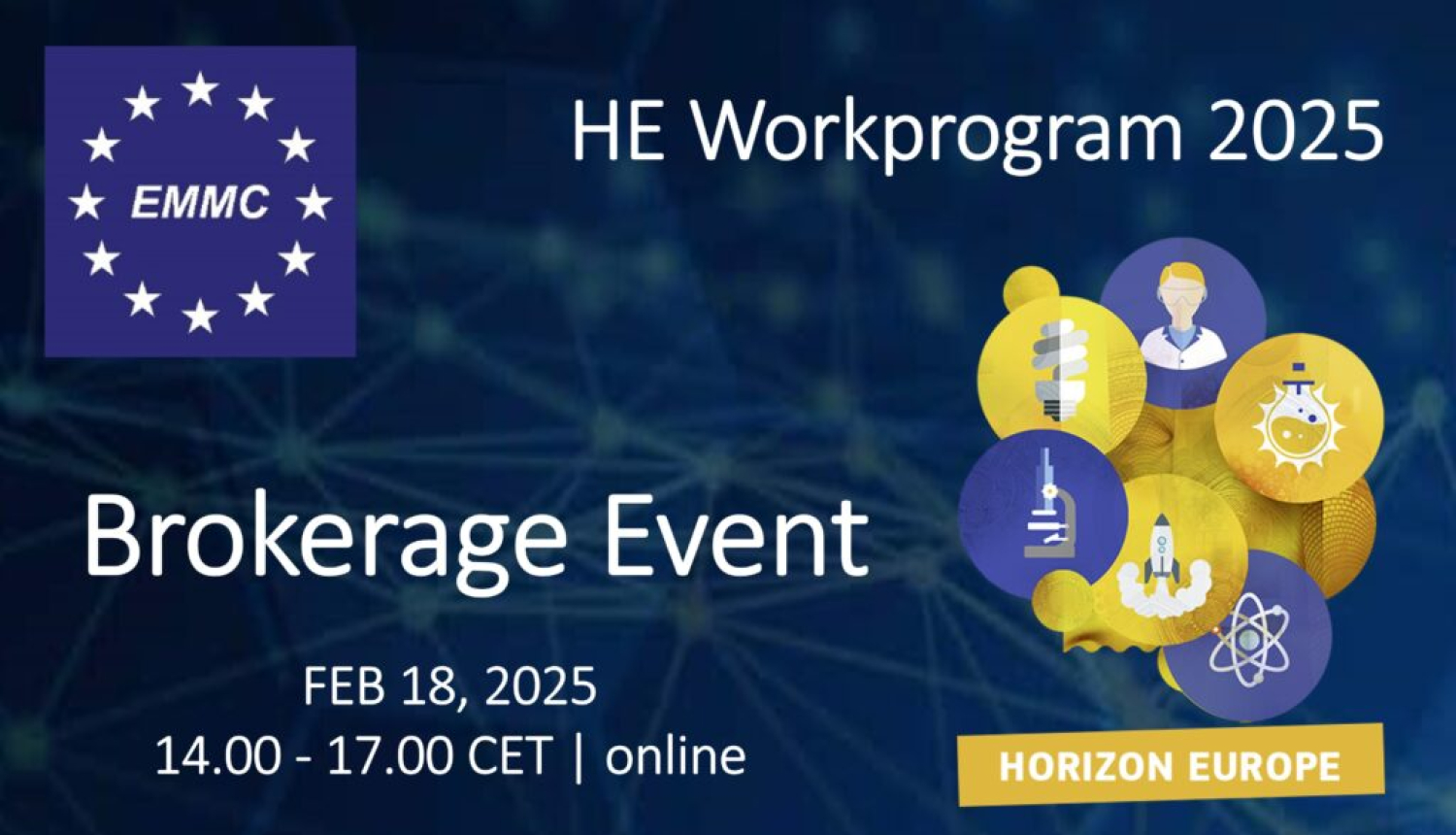 Apvārsnis Eiropa kontakbiržas plakāts