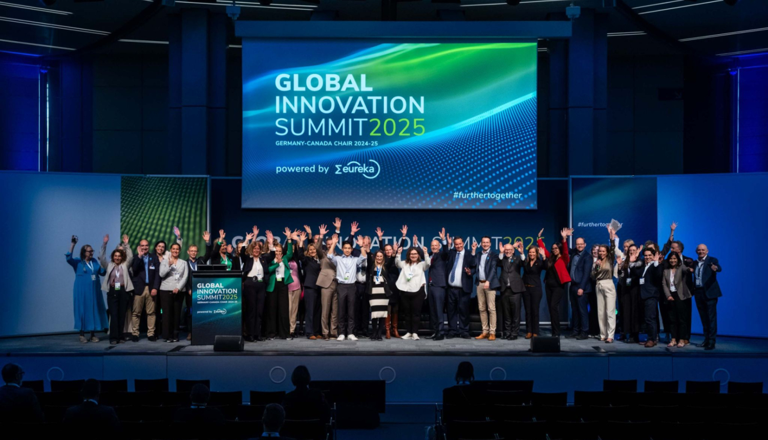 Globālā inovāciju samita 2025 noslēgums. Publicitātes foto: EUREKA