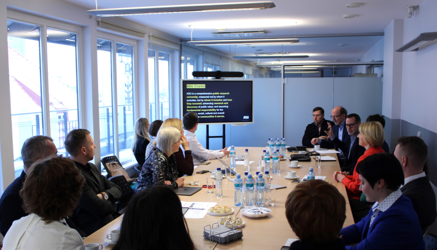 Tikšanās ar Arizonas Universitātes pārstāvjiem