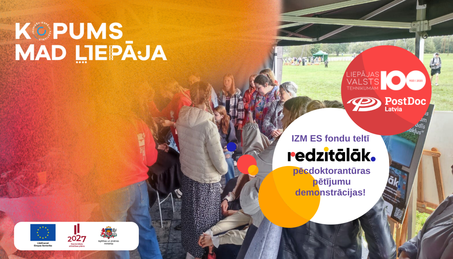 Postdoc festivālā KOPUMS Liepājā